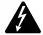 Warning - The lightning flash Icon
