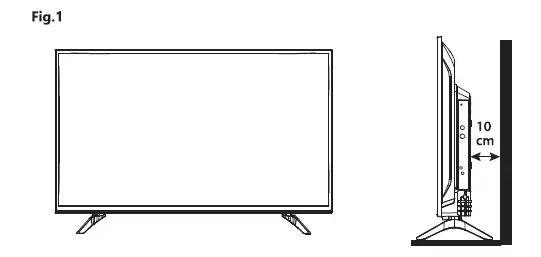 TESLA 32T313BH 32 Inch HD LED TV FIG 1