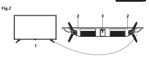 TESLA 32T313BH 32 Inch HD LED TV FIG 2