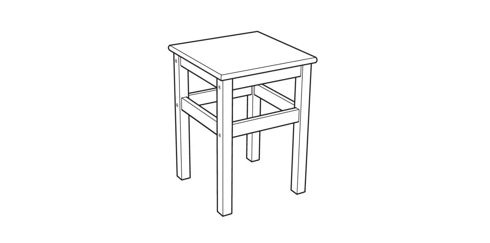 Ikea 202.493.30 Oddvar Stool Instruction Manual Ikea 202.493.30 Oddvar Stool Instruction Manual