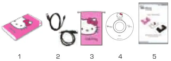 danedigital Ultra Mobile Hard Disk Drive - Package content