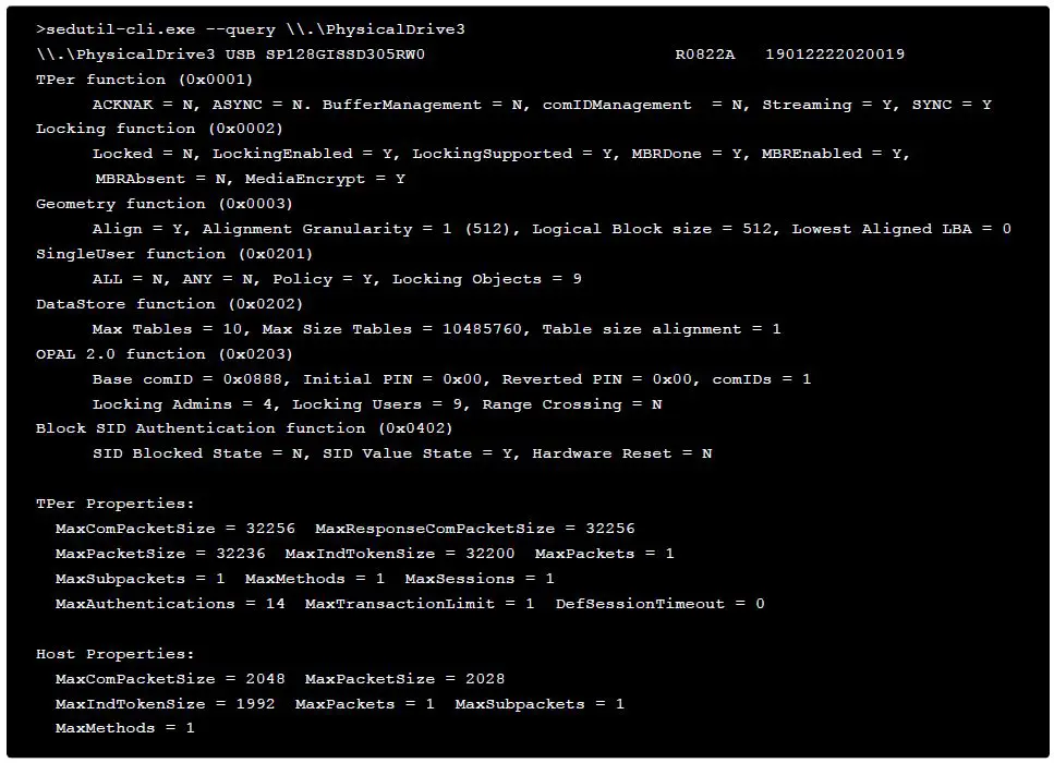 Silicon Power TCG OPAL SSC-Based SED Software 7