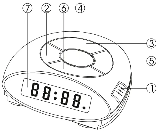 NIKKEI Alarm Clock NR10-02