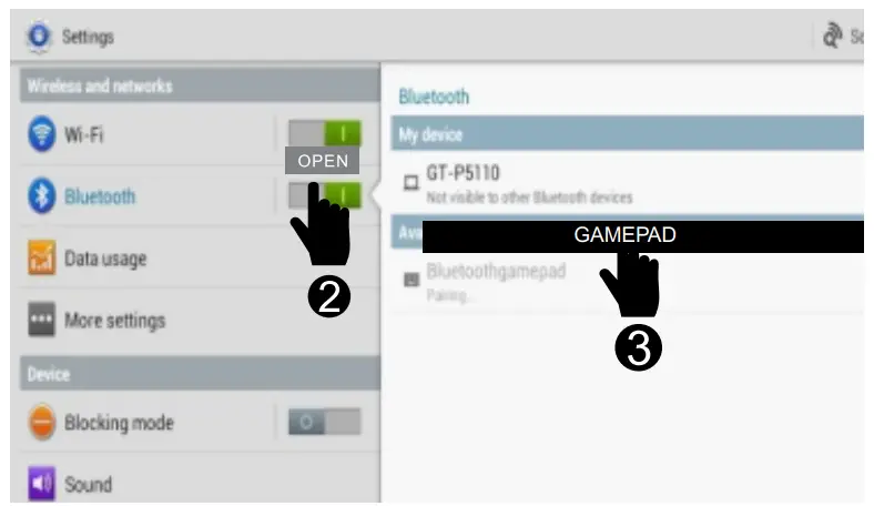Saitake STK 7036 Wireless Gamepad for NS Console - app 3