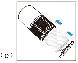 BLUE BLOWER PROFESSIONAL BB AP300 62 W WF Air Purifier - Filter 5