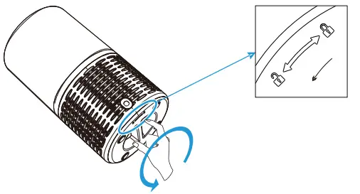 BLUE BLOWER PROFESSIONAL BB AP300 62 W WF Air Purifier - parts 1