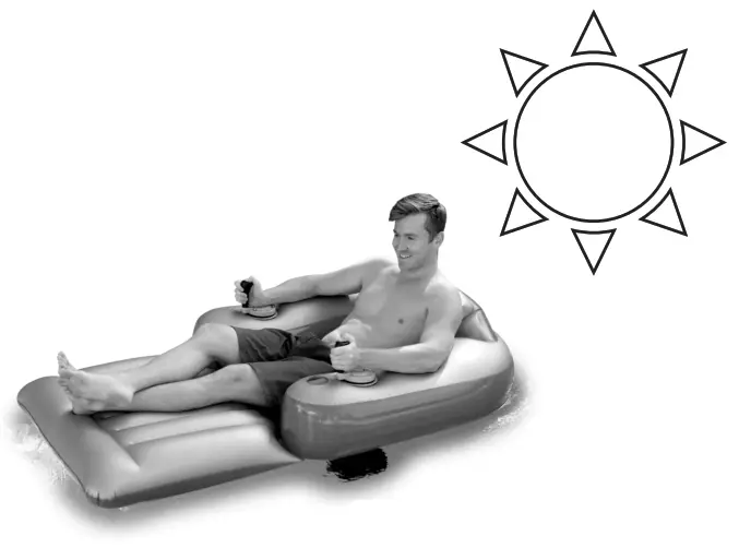 POOLCANDY Splash runner Motorized Luxury Pool Lounger - INFORMATION