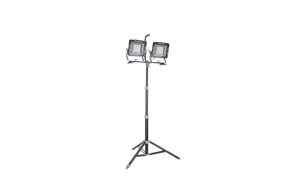 Powersmith Pwld300t 30000 Lumen Dual-head Led Work Light With Tripod Owner's Manual