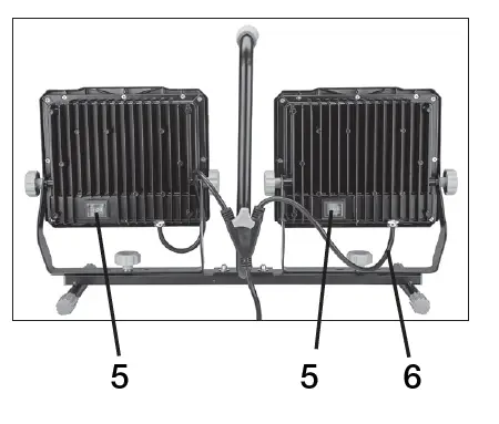 POWERSMITH-PWLD300T 30000 Lumen Dual-Head LED-Work-Light-With-Tripod-fig-2