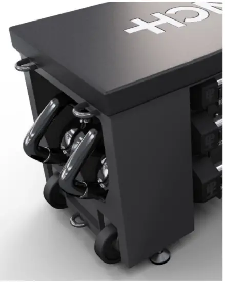 FITBENCH FLEX02 Flex Bench Black - kettlebells1