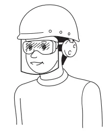 makita AF506 Pneumatic Brad Nailer - SAFETY WARNINGS