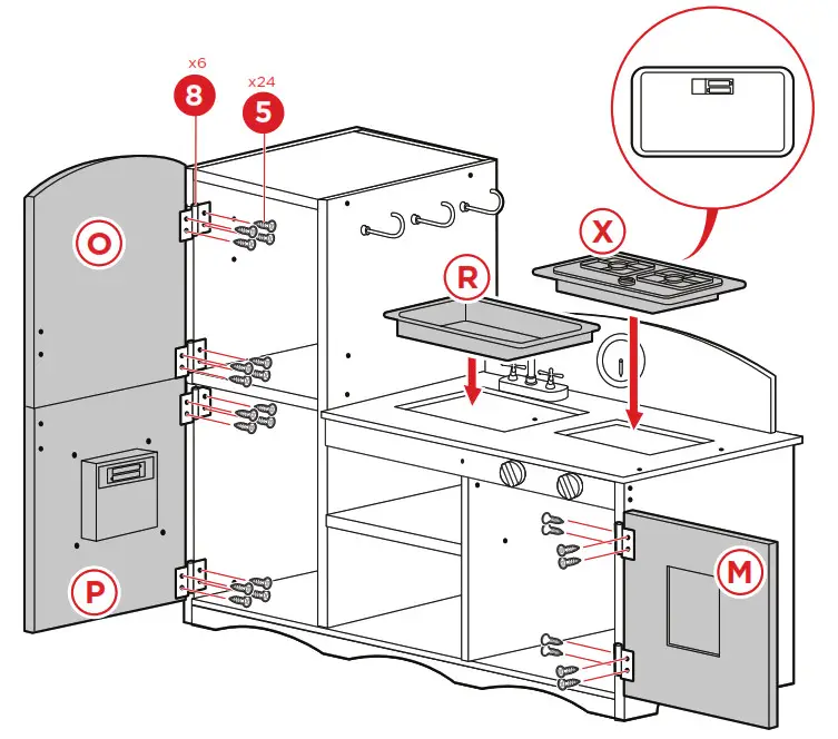 Kids Kitchen Playset -PRODUCT ASSEMBLY-13