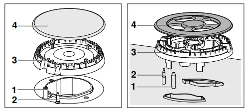 BOSCH PGC6B Gas Induction Hob. 3