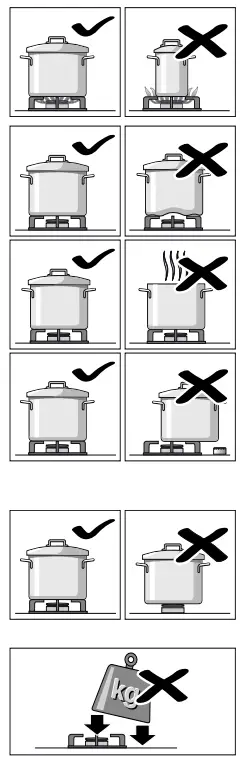 BOSCH PGC6B Gas Induction Hob. 5