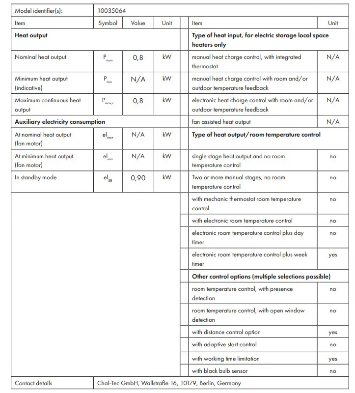 KLARSTEIN 10035064 Hot Spot Crystal Spotless Smart Infrared Heater - math