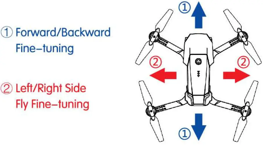 Max Sales Group NV 06782 2 Rechargeable Quadcopter Drone - function 2