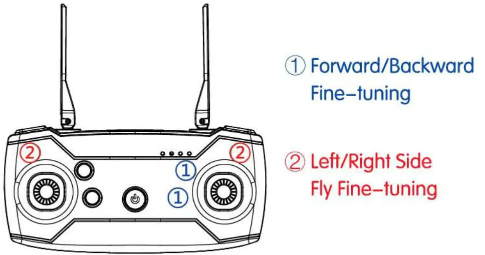 Max Sales Group NV 06782 2 Rechargeable Quadcopter Drone - function