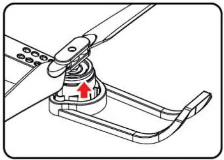 Max Sales Group NV 06782 2 Rechargeable Quadcopter Drone - open the wings 3