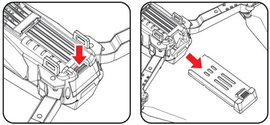 Max Sales Group NV 06782 2 Rechargeable Quadcopter Drone - open the wings 7