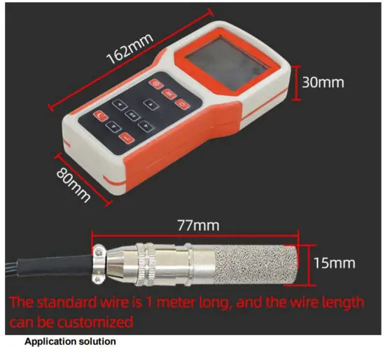 SONBEST QR9620B Handheld Temperature and Humidity Recorder - fig1