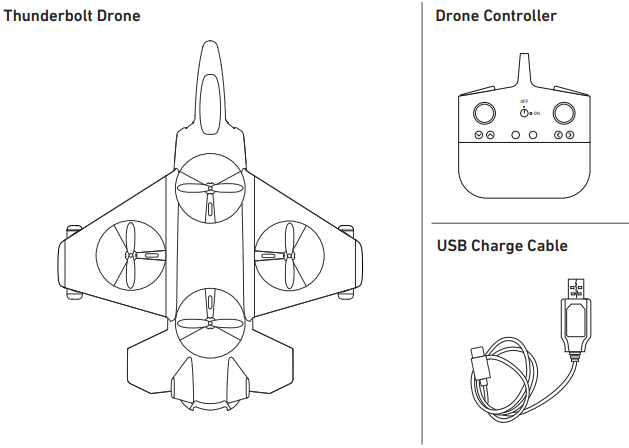 SHARPER IMAGE JET X-2 Thunderbolt - figB