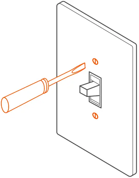 Tenda SS6V1 Smart Wi Fi Light Switch 3 Way - Remove the old switch