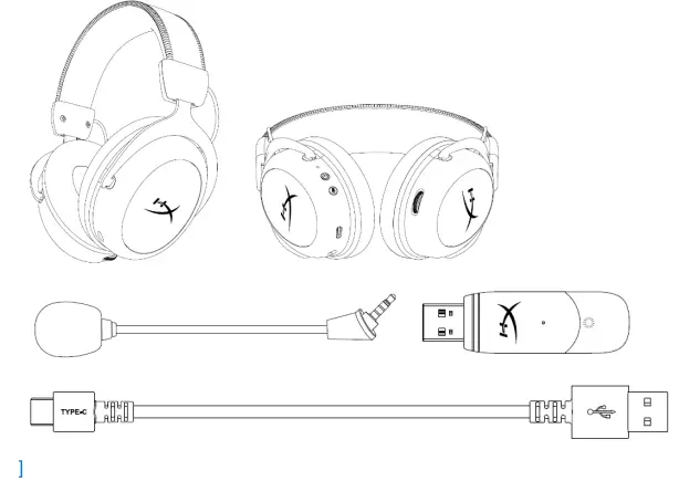 HYPERX CL002WA Cloud II Wireless Headset -