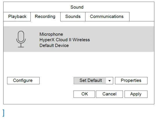 HYPERX CL002WA Cloud II Wireless Headset - selecting speaker setup2