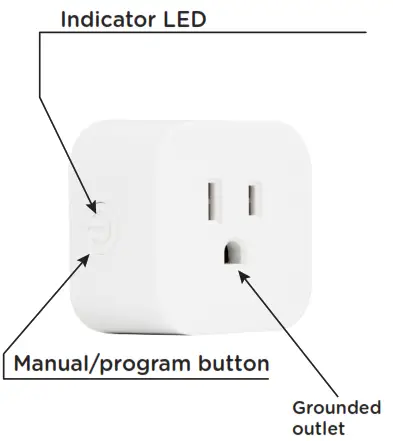 enbrighten 51511 Single Outlet WiFi Plug-in Switch -