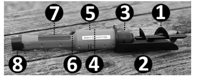ROTOSHOVEL 208102 Handheld Automatic Shovel fig 2