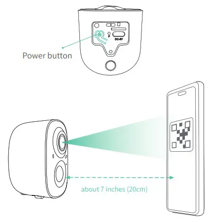 Shenzhen Tino Security CG6S Wireless Smart Battery Camera - Set up the camera 2