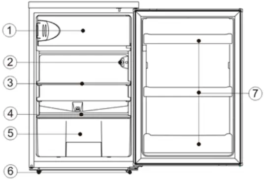 Servis S4554FML Single Door Refrigerator