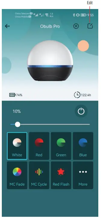 OLIGHT Obulb Pro Multicolor Light with Bluetooth App Control - FIg 12