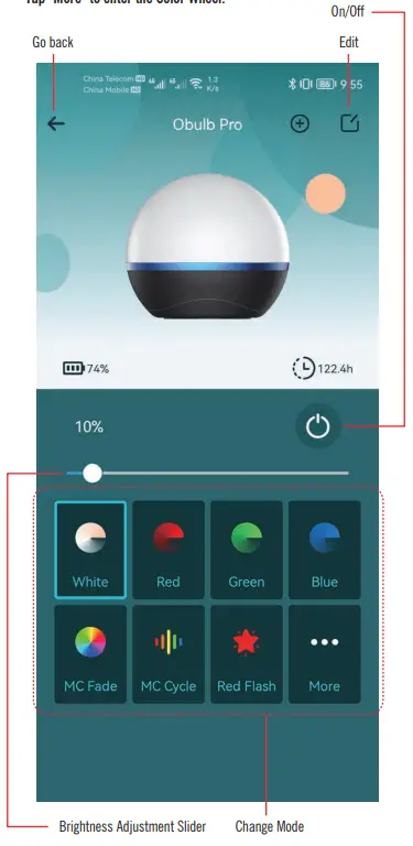 OLIGHT Obulb Pro Multicolor Light with Bluetooth App Control - FIg 5
