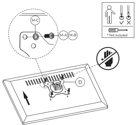 Neomounts NM D775DXWHITE Monitor desk mount - Grommet 10