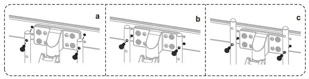 Neomounts NM D775DXWHITE Monitor desk mount - Grommet 9