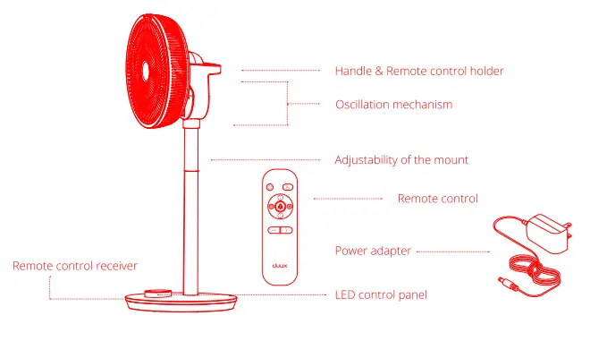 duux DXCF11 Whisper Flex Portable Fan 2