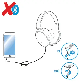 Using the audio cable