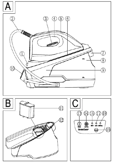 Orbegozo-VP-8600-Steam-Ironing-Unit-fig-1