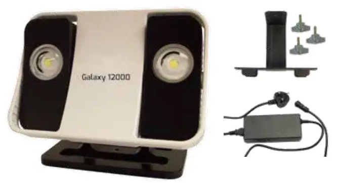 NightSearcher Galaxy 12000 Professional and Powerful Rechargeable AC Work Light