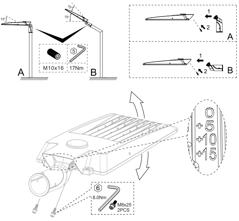 AGC lighting ST36 LED Street Light - 2