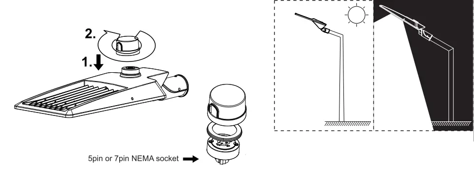 AGC lighting ST36 LED Street Light - 3