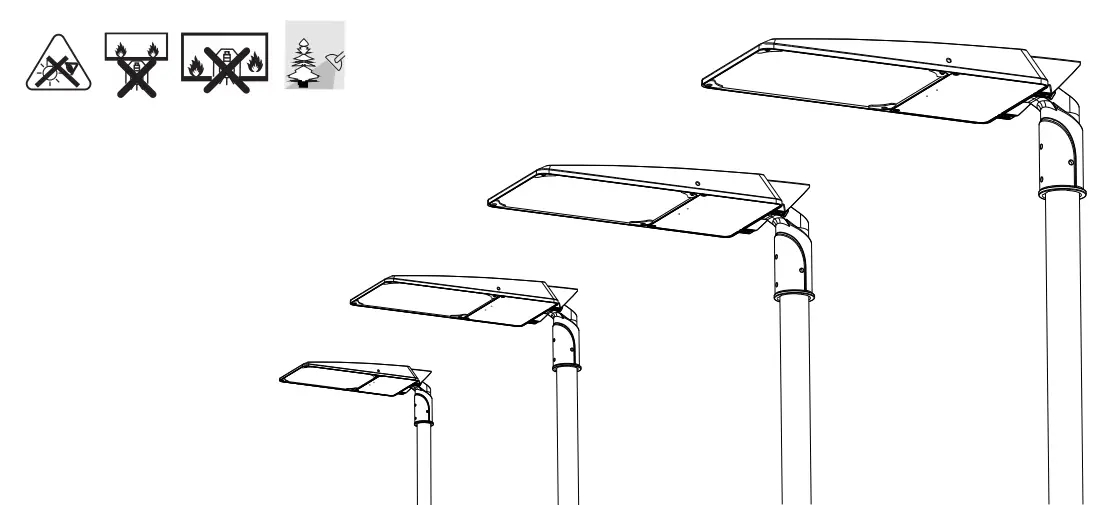 AGC lighting ST36 LED Street Light