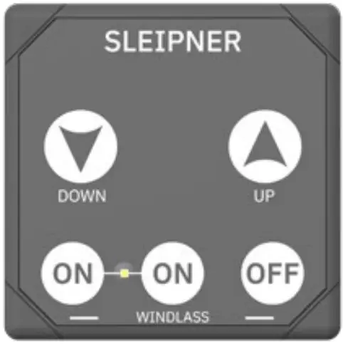 SLEIPNER MIDI 202 600w 12v Windlass - Control Panel