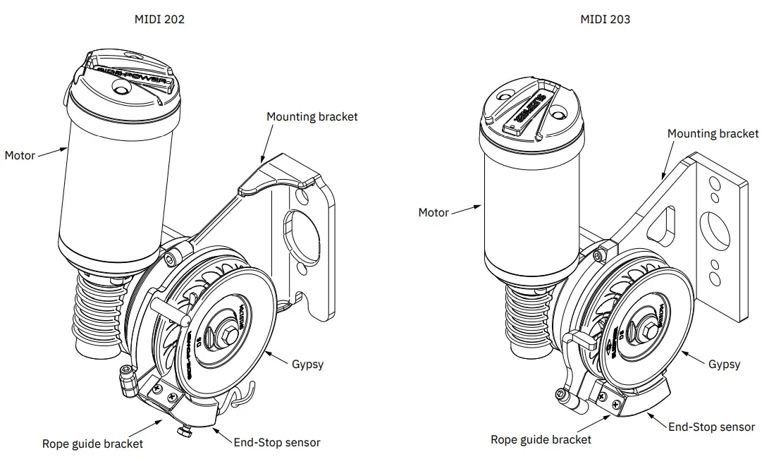 SLEIPNER MIDI 202 600w 12v Windlass - Winter Storage