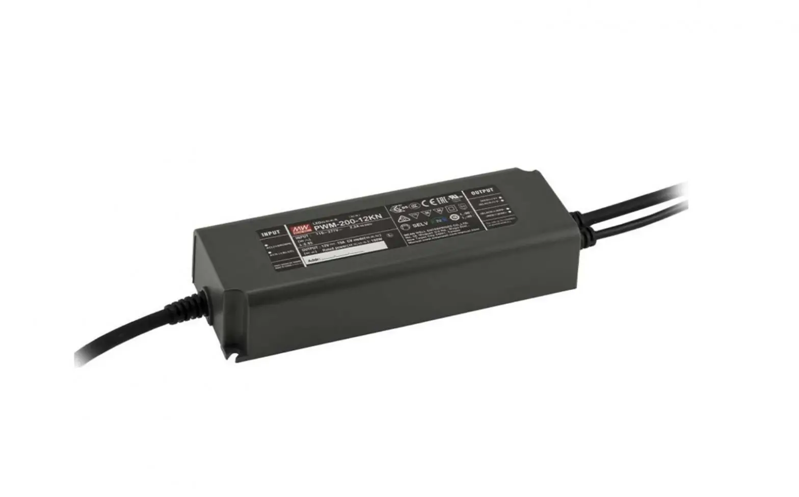 Mw Mean Well 200w Pwm Output Driver User Manual