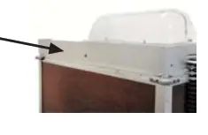 Cadco CBC-PHRX-L11 Chestnut Mobile Medium Stainless Steel Demo Sampling Cart - fig7