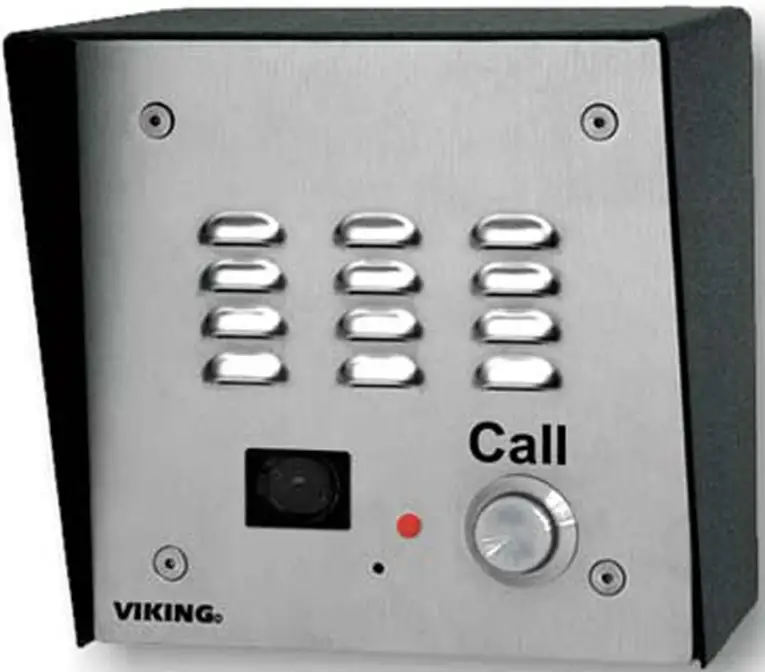 VIKING E-35-IP/EWP Entry Phone with Analog Video Camera