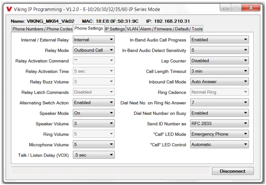 Access Code interface