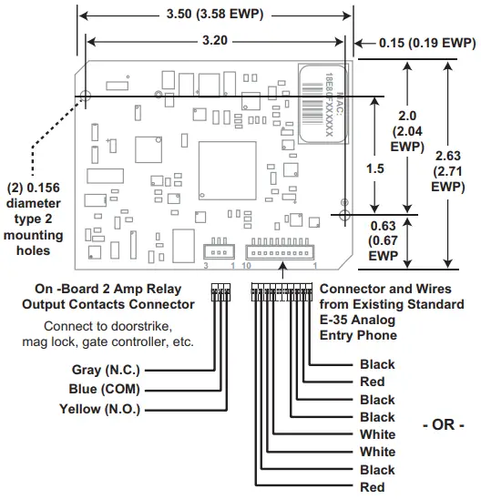 Replacement IP Board Kit